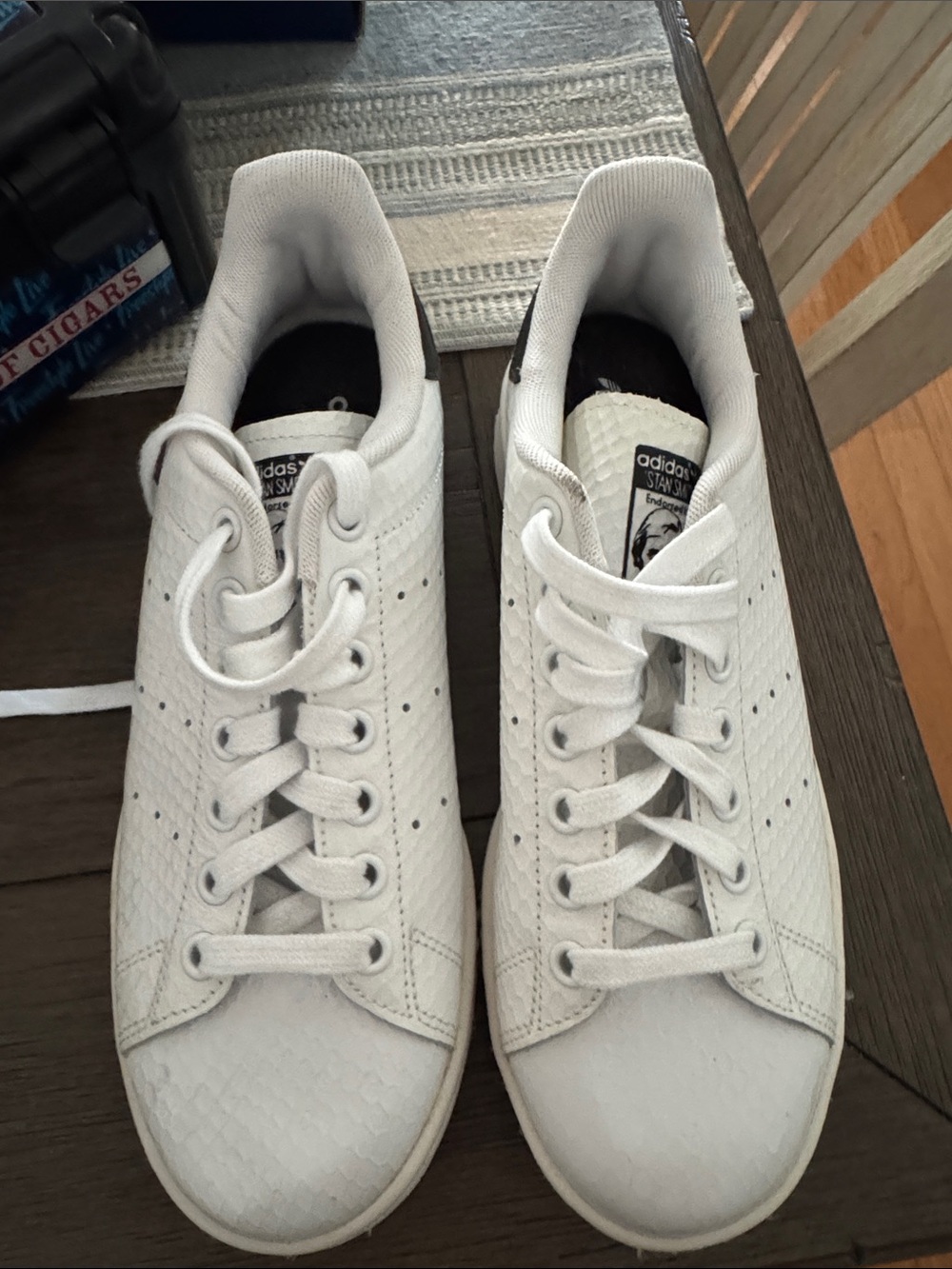 Stan Smith adidas White Low-Top Leather Sneakers